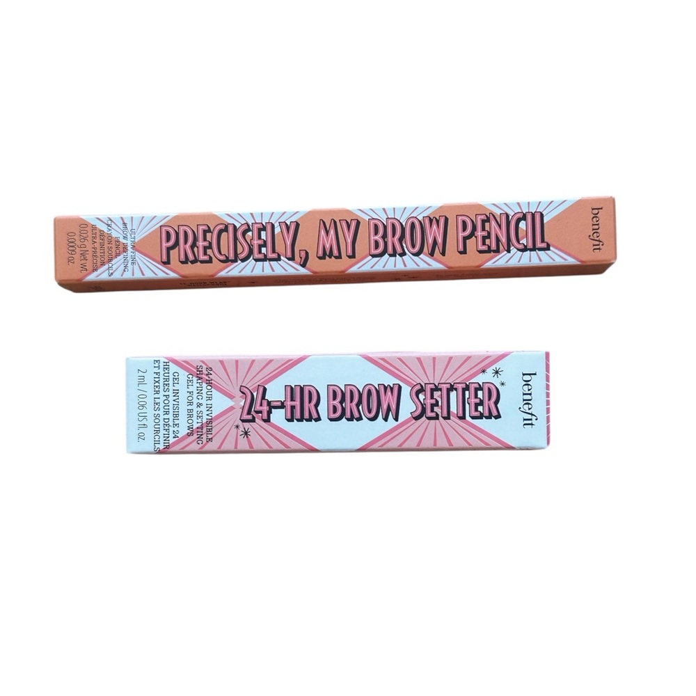 NWT Benefit 24-HR Brow Setter Gel clear and brow pencil warm light brown
